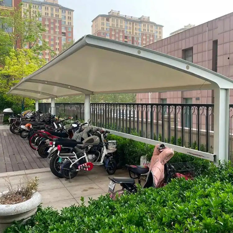 甘南县膜结构电动车棚